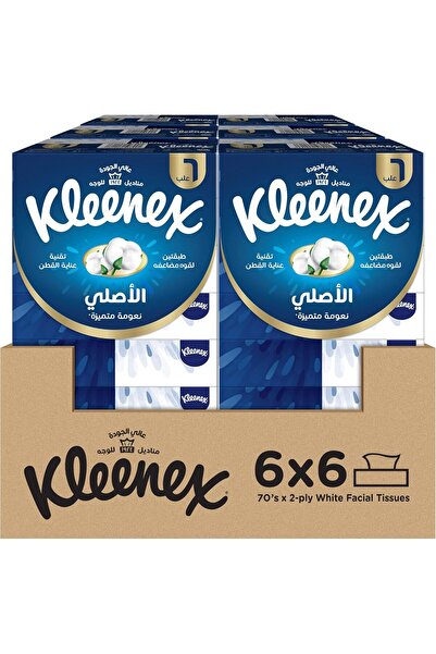 Kleenex Kleenex Original Facial Tissues, 84 Tissues, 6 Boxes