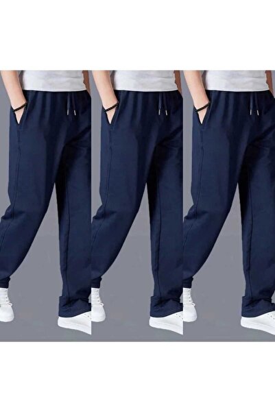 KİMSE GÖRMEDEN 3Pcs Set Men's Wide Leg Trackpants