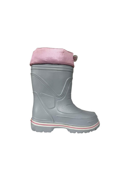 Akınal Bella Сиви детски ботуши с подплата от флис и водоустойчиви