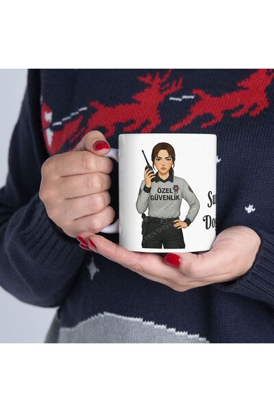 sıradışıhediyem güvenlik kupa bardak güvenlik görevlisi özel güvenlik kupa bardak