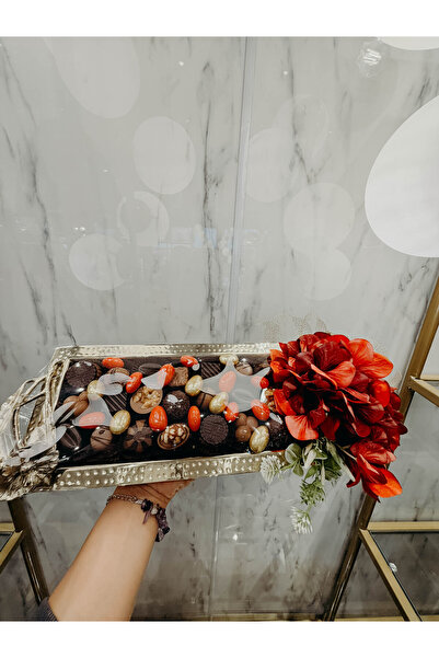 Melodi Çikolata Yılbaşı Özel Tasarım Spesiyal Çikolata Tepsisi