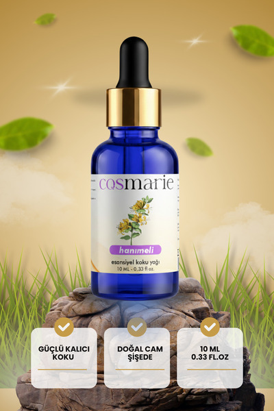 Cosmarie Hanımeli Saf Esansiyel Uçucu Yağ Buhurdanlık Yağı Difüzör Esansı Aro...