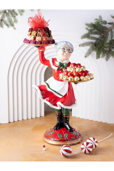 Şekerci Cafer Erol Yılbaşı Özel Santa Anne Işıklı - Spesiyal Lokum + Elmas Çi...