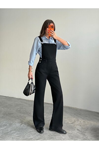 blue marlın Long Jumpsuit with Straps