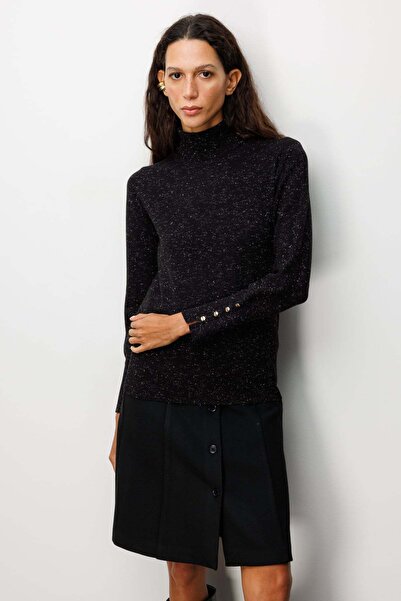 ON Turtleneck Sparkly Knit Sweater