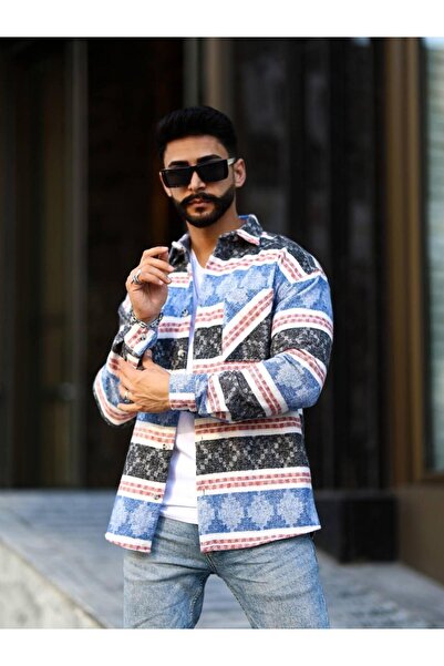 modabm Ανδρικό πουκάμισο υλοτόμου κανονικής εφαρμογής