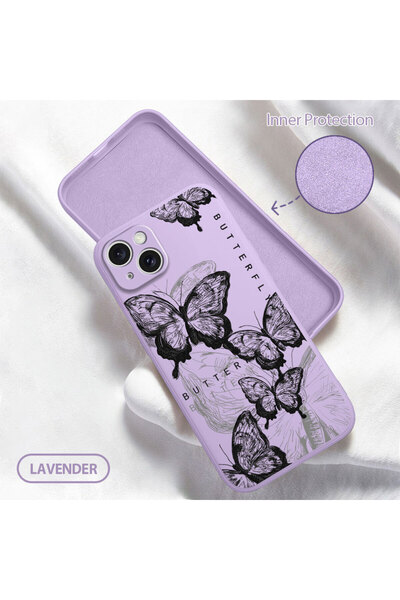 CHICASELUX Soft Silicone Phone Case with Velvet Camera Protections, Compatibl...