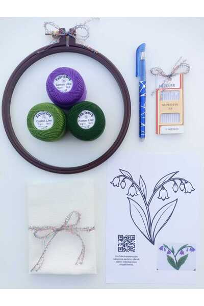 fabricorg Modern Nakış Başlangıç Kiti SÜMBÜL (SET-3)