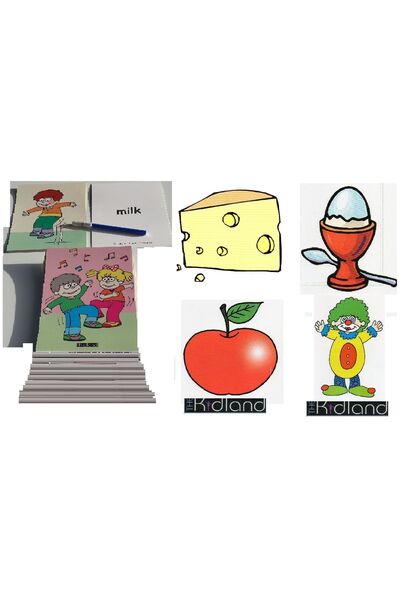 The Kidland Yayınları Özel Öğretim Materyalleri Okul Öncesi Eğitici Resimli 9...