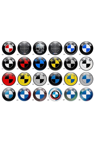 Limitless Design BMW Logo Sticker Seti – 22×30 cm | Araç, Motosiklet, Laptop ...