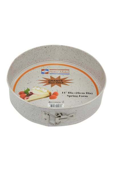 AVCI HOME MAKER جرانيت هوم ميكر 28 سم، قالب زنبركي رمادي