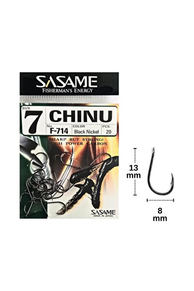 Sasame F-714 No:7 Chinu Olta İğnesi 20 Adet