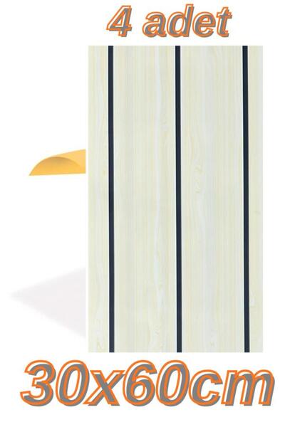 Renkli Duvarlar 4 ADET 30cmx60cm Yapışkanlı Esnek Lambir Model banyo tezgah a...
