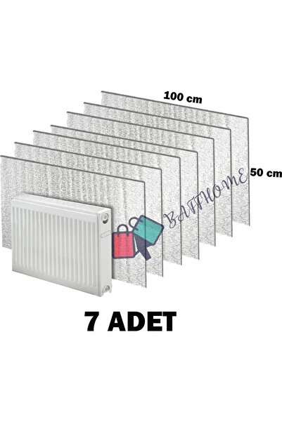 baffhome 7 Adet Petek Arkası Isı Yalıtım Levhası Alüminyum Folyo 8 Radyatör A...