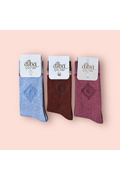Diba Women's Lambswool Wool Winter Socks 3-Piece 295