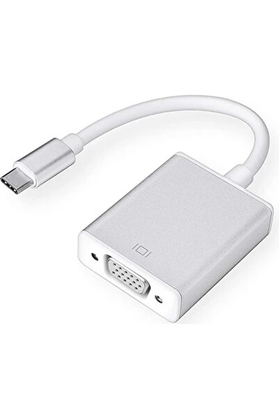 ALFATEC Type-C USB 3.1 to VGA Çevirici Adaptör – Full HD 1080p Görüntü Aktarı...