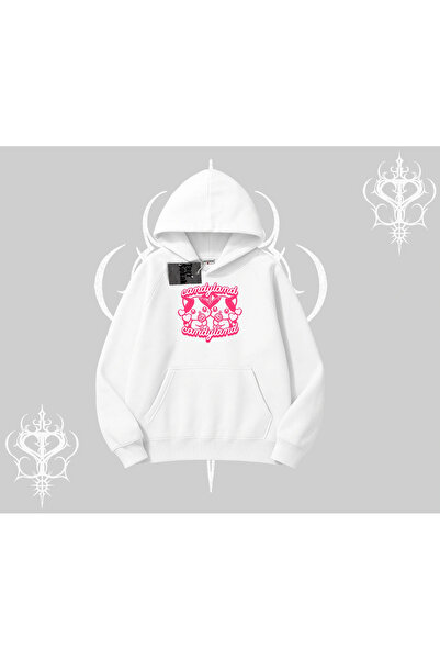 Tarzsokak Candyland Χαριτωμένο μπλουζάκι με στάμπα γάτας και γραφή