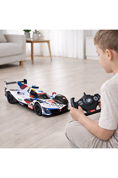 Rastar Masina cu Telecomanda R/C 1:14 BMW M Hybrid V8 Alba