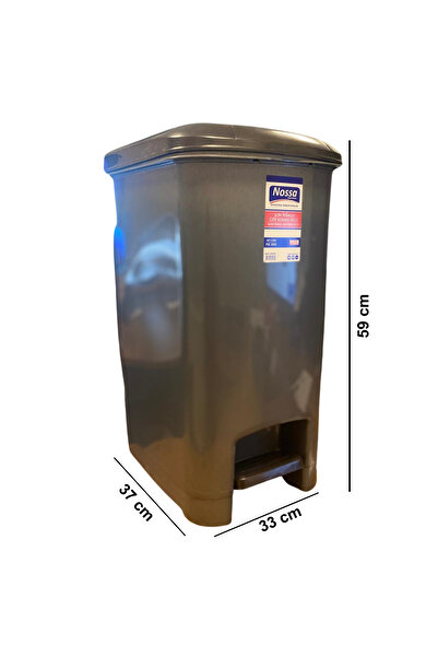 NOSSA 50 Lt Slim Pedallı Çöp Kovası – Ergonomik Tasarım, Dayanıklı Pedal | Tü...