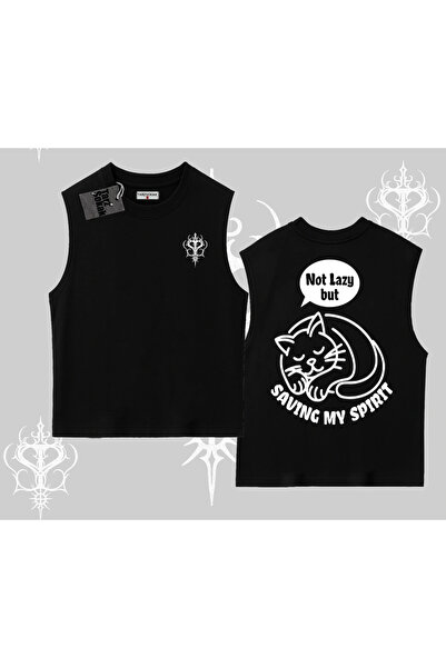 Tarzsokak Nisam lenj, spasavam svoj duh mačka Štampano Majica bez rukava