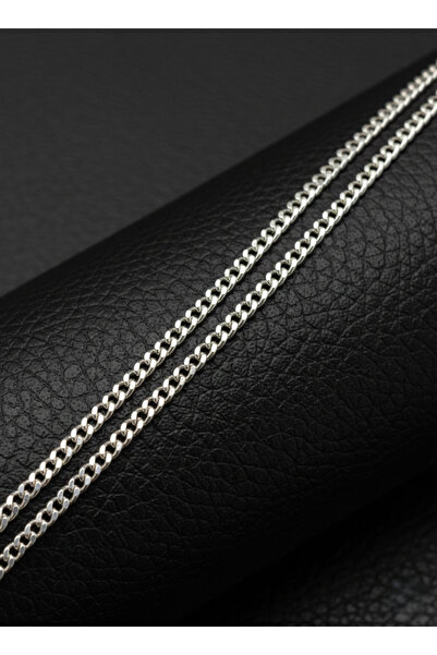 Ward silver 45 cm 2 mm 925 Ayar Gümüş Unisex Sade İnce Zincir Kolye