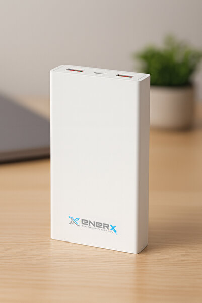ENERX Enr-p20c 20000 Mah 2.1 Amper Powerbank Beyaz