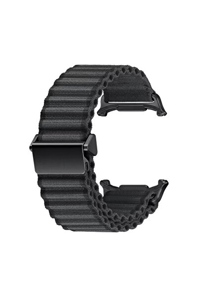 Alstrap سوار نايلون فاخر متوافق مع ساعة سامسونج 7 ألترا - مع قفل ترانسوشن، ري...