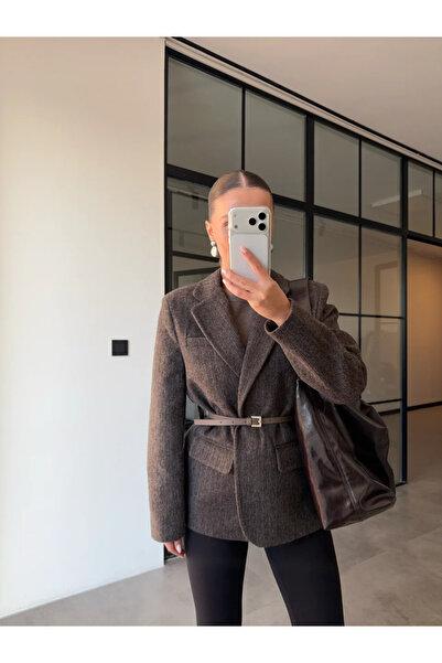 ALVOR Stripe Belted Cardigan Jacket