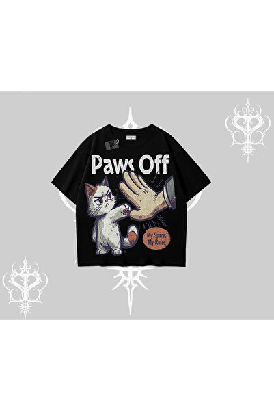 Tarzsokak Tricou cu imprimeu ProCATstinator Cat, cu gât tip barcă