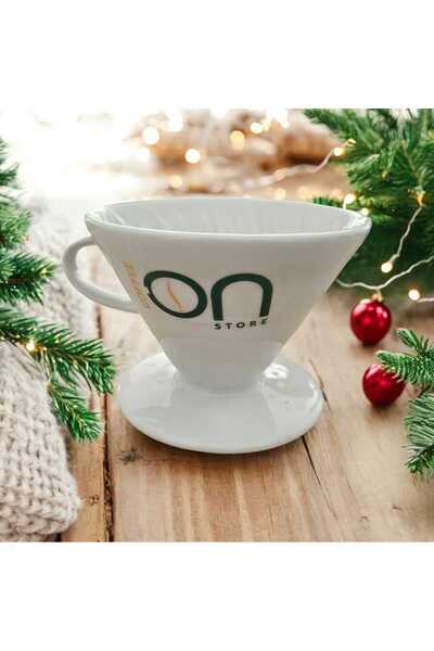 MatchaSan Coffee Seramik V60 Kahve Dripper | Filtre Kahve & Pour Over Demleme Aparatı