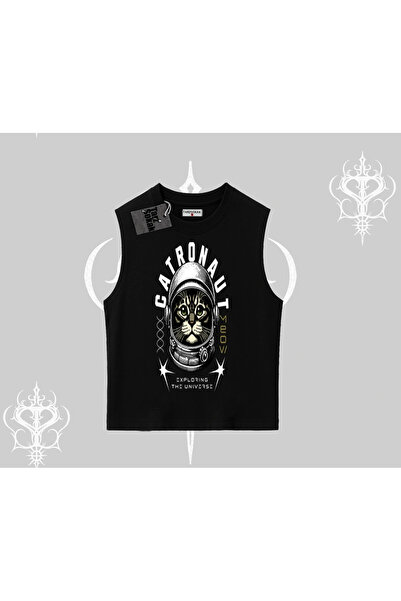 Tarzsokak تيشيرت كاتروناوت كات مطبوع بدون أكمام
