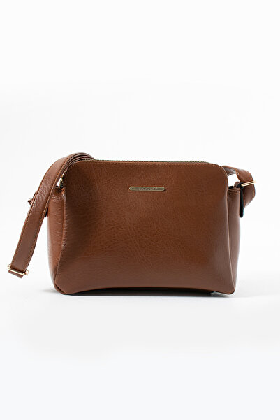 Sanmorris Geantă de umăr cu 3 compartimente și curea reglabilă