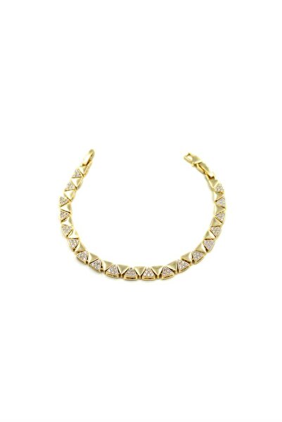 Royaleks Stone triangle vip bracelet - gold