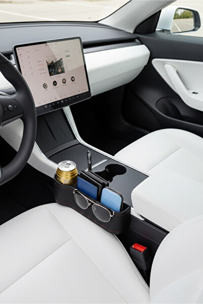 Wiforte Araç Koltuk Arası Organizer Oto Konsol Yanı Cep Bardaklık Telefonluk Tekli