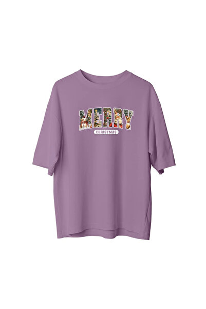 CANDLEMASTORE Merry Christmas - Oversized T-Shirt