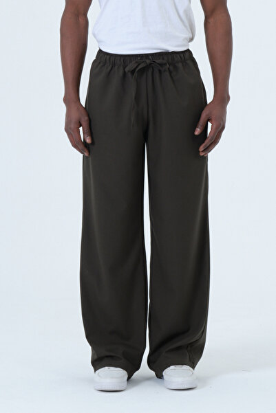 RELAXL Relaxed Fit Oversized Wide Leg Oversized Pants Khaki Green