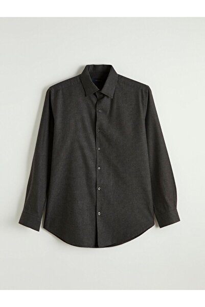 LC Waikiki Southblue Regular Fit Gabardine Men's Shirt