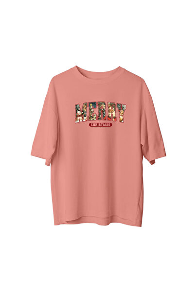 CANDLEMASTORE Merry Christmas - Oversized T-Shirt