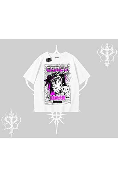 Tarzsokak Υπερμεγέθες μπλουζάκι με στάμπα παιχνιδιών, σχολικής φοιτήτριας και...