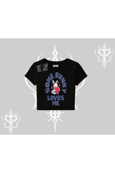 Tarzsokak تي شيرت بيبي تي شيرت لطيف على شكل أرنب Some Bunny Loves Me مطبوع