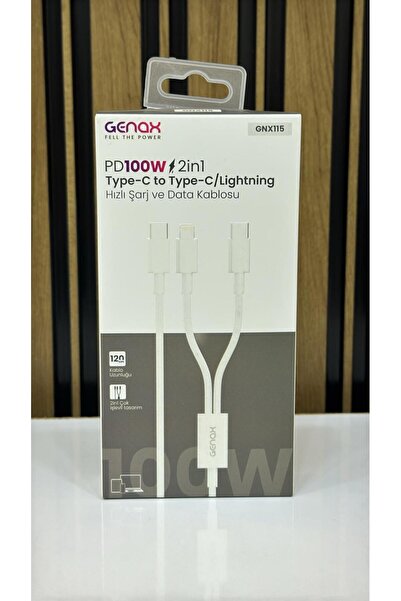 İBERRY GENOX type-c to type-c/lightning kablo