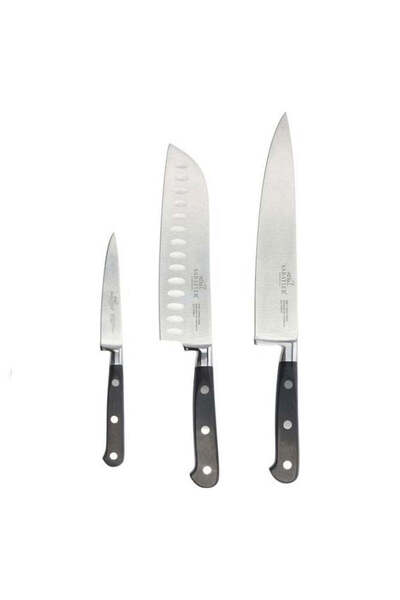 Licorne Set 3 cuțite bucătărie, inox