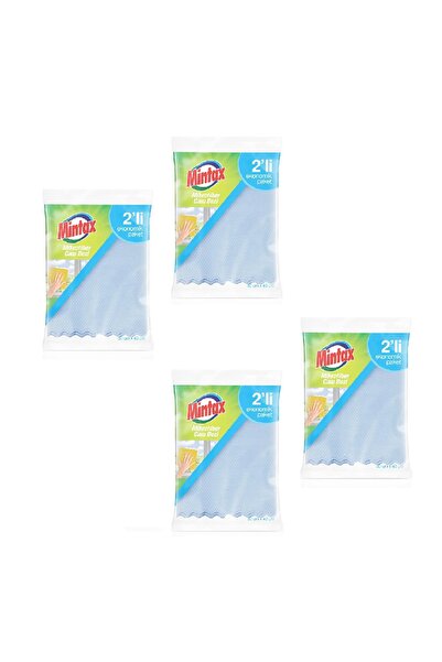 Mintax قطعة قماش زجاج من الألياف الدقيقة (عبوة من قطعتين) (4 قطع)