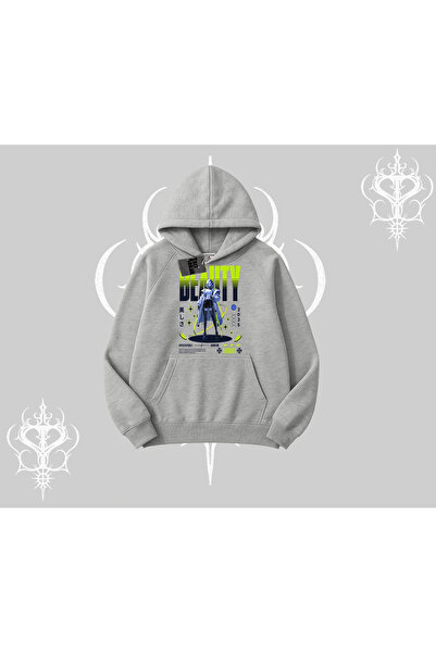 Tarzsokak Hanorac cu glugă Anime Unity Neon cu imprimeu grafic detaliat