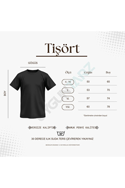 uyguntarz Unisex Leopar Desenli Papatya Baskılı Tasarım Tshirt