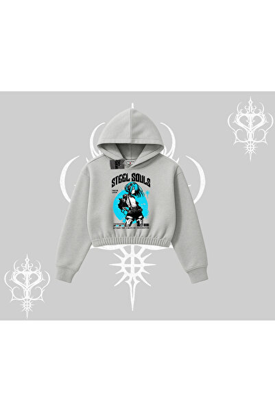 Tarzsokak Hoodie Skraćeni kroj Dukserica Anime Cyberpunk Devojka Štampano