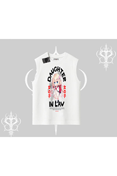 Tarzsokak Αμάνικο μπλουζάκι με στάμπα Anime Girl Daughter In Law