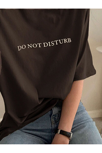 uyguntarz Unisex Do Not Disturb Printed Design Tshirt