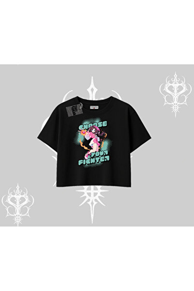 Tarzsokak قصة فضفاضة تي شيرت قصة فضفاضة بنمط فتاة الأنيمي على الطراز الياباني