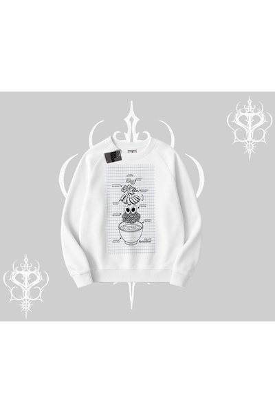 Tarzsokak Biskilet Sweatshirt Noodle Theory Hand Drawn Concept